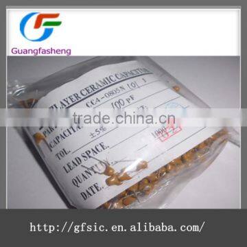 (hot sale) 100 pf 50 v monolithic capacitors