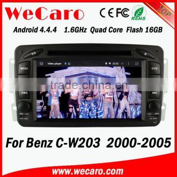 Wecaro WC-MB7507 Android 4.4.4 gps HD 2 din for mercedes benz c-class w203 car dvd player 2000 - 2005 Wifi&3G