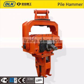 excavator mounted hydraulic wood steel stone pile driver