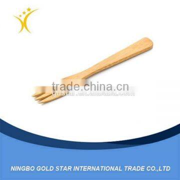 Hot Sale Food Grade cutom logo Wooden Fruit Fork