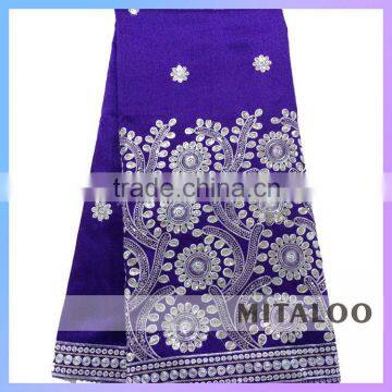 Mitaloo 2015 Hot New Fashion Custom George Lace Fabric Gold Color MGP0042 photo-5
