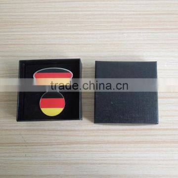 Germany country flag design ball marker and hat clips