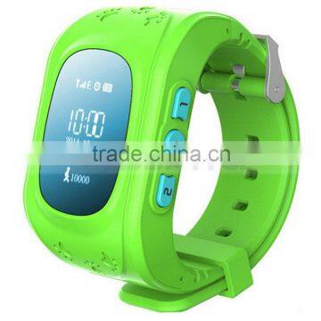 Silicone SOS Phone Emergency GPS Tracker Kid Phone Wrist Watch With SIM Card Slot Phone Call For Children Old People photo-5