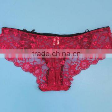 High Quality Lace Lovely Ladies Sexy Lingerie Panties Briefs Lace G-string Thongs photo-6