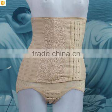 Embroidery lady shaper,high waist slimming panty shaperwear sexy