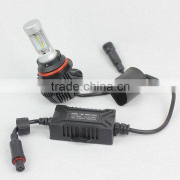 Car Led Headlight All in Onr Design 12v Fanless Led Car Headlamp 9007 photo-4