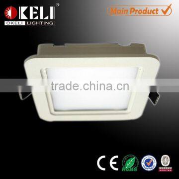 square back lit LED panel light 6w 12w 18w