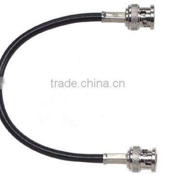 [UL Listed]BNC male Cable Assembly with RG58U,Non Booted,Black Jacket