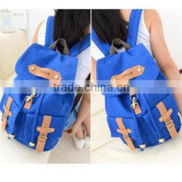 Hotsale Hot Promotion 2016 Women's Vintage Canvas Satchel Backpack Rucksack Shoulder School Bags For Teenagers Girls Backpacks photo-4