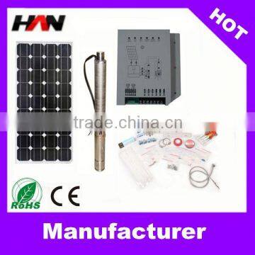 Full stainless steel high flow solar power pump kit