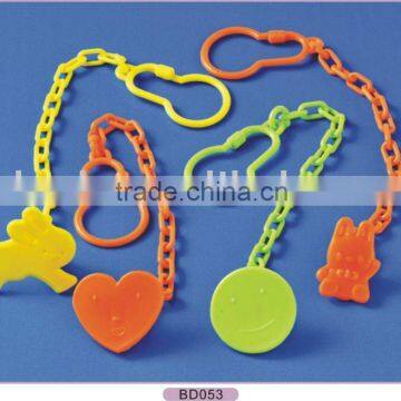 plastic safety chain for baby pacifier