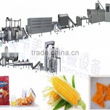 extruded corn snacks/corn chips machine