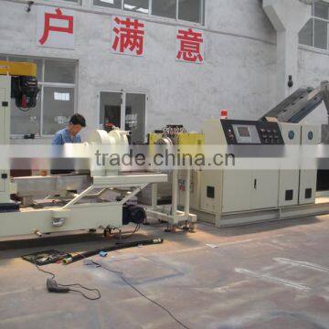 Plastic pellet machine extruder