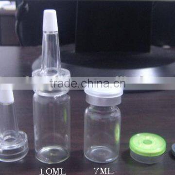 10ml ampoules glass bottle with soft silicon