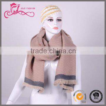 China Factory Wholesale 100% Acrylic Fabric Promotional Celebrate Knitting Scarf