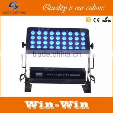 36*10w rgbw ip65 4in1 outdoor led wall washer wedding wall washer