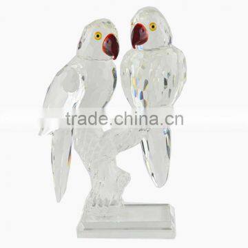 crystal parrot;Crystal bird;crystal gift;crystal art;