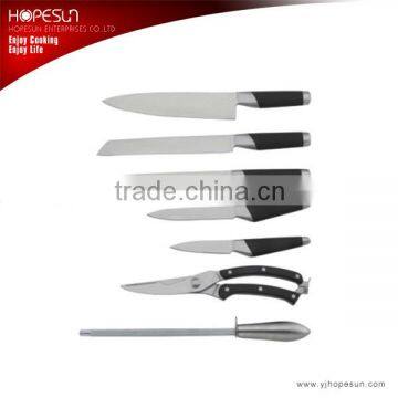 TPR coating high quality kitchen knife set