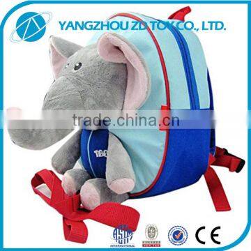 lovely elephant shape backpacks for kids