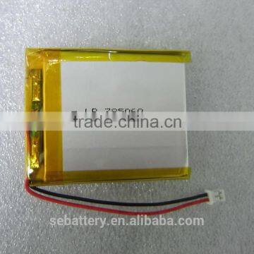 Hot sale Rechargeable Lithium polymer battery 785060 2500mAh 3.7V