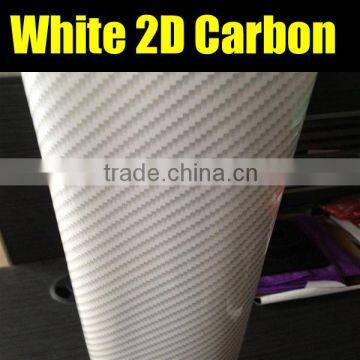 2D Carbon vinyl wrapping film 1.27*30m,1.27*50m size without air free bubbles