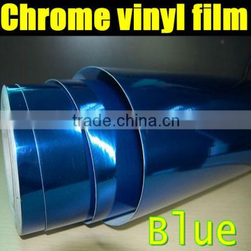 1.52*30m blue chrome mirror vinyl film