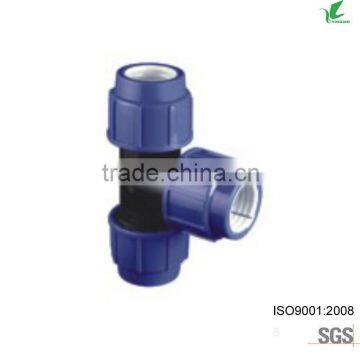 plastic compression tee flexible