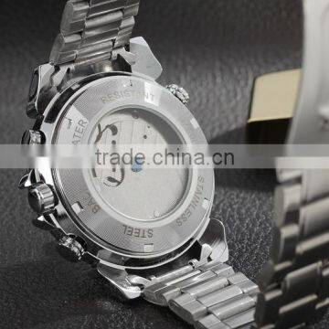 New Fashion Black Tourbillon Mechanical Watches ,Men's Classic Transparent Steampunk Wrist Watch Gift Relogio Masculino photo-5