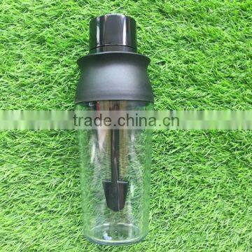 food grade home use plastic cocktail spin shaker with customized logo