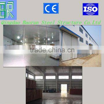 Prefabricated wide span light steel structure warehouse costing