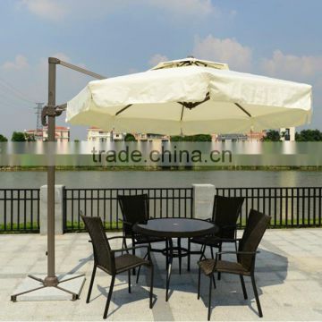 Outdoor Umbrella Wind Resist Standard Size Custom Printing Hexagonal Umbrella Patio Outdoor Umbrella