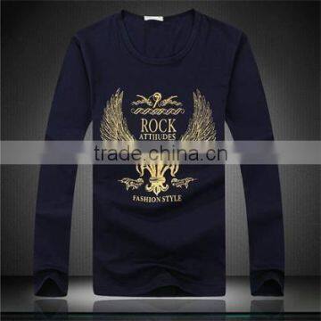 Cheap O-neck Cotton Mens Long Sleeve Tshirt photo-5