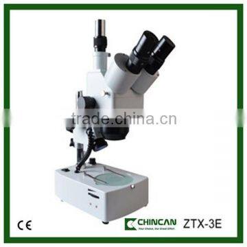 ZTX-3E 10X-40X Trinocular Zoom Stereo Microscope