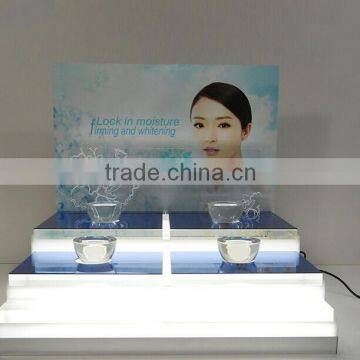 Factory OEM/ODM acrylic material cosmetics display stand cosmetics organizer