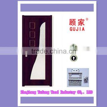 MDF interior PVC glass door