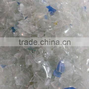 Clear pet flakes AA grade 2% light blue