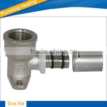 Press Wall Plated Brass Male Elbow - 310008