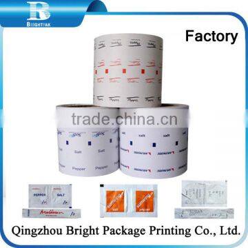 printed 58 68gsm pe coated paper sugar heat seal