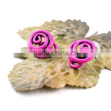 New Design Elegant Enamel Stud Earring Funky Earrings for Girls/