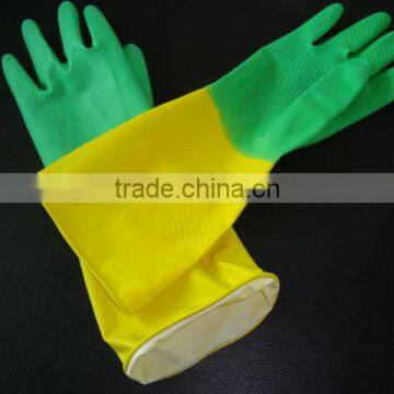 Household Rubber Glove chemical resistant industrial latex rubber work gloves