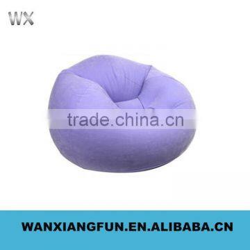 Modern Popular Inflatable Flocked Single Sofa Pvc Chair photo-5