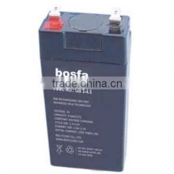 GB2-4.5 2v 4.5ah 2v4.5ah VRLA battery marine ups used acid free batteries used acid lead batteries used agm batteries