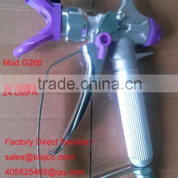 Airless paint spray Gun with 217 317 417 517 617 Reversible Spray Gun Tip for high pressure airless paint sprayer machines