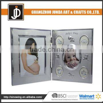 Open Hot Woman Pregnant And Baby's First Aluminum Photo Frame