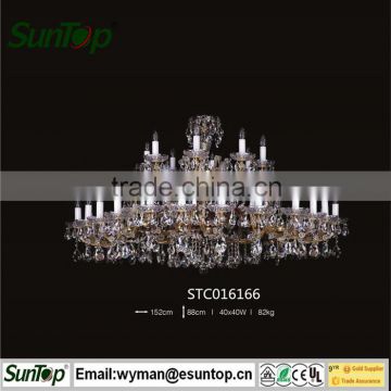 2016 modern chandelier lighting crystal with LED bulb