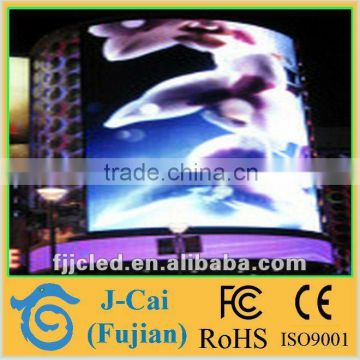 supermarket usage semi-outdoor full color led flat panel displays P10