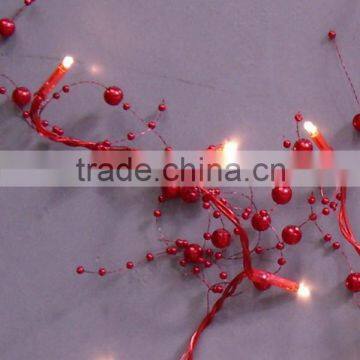 Red Beads Decor Light String photo-2