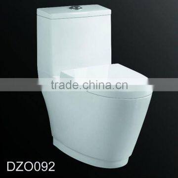 DZO092 Silent design one piece flushing toilet