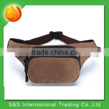 good quality canvas men waist bag sling bag