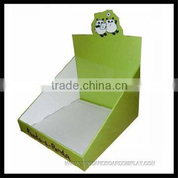 Strong quality professional color printing custom made cardboard counter display